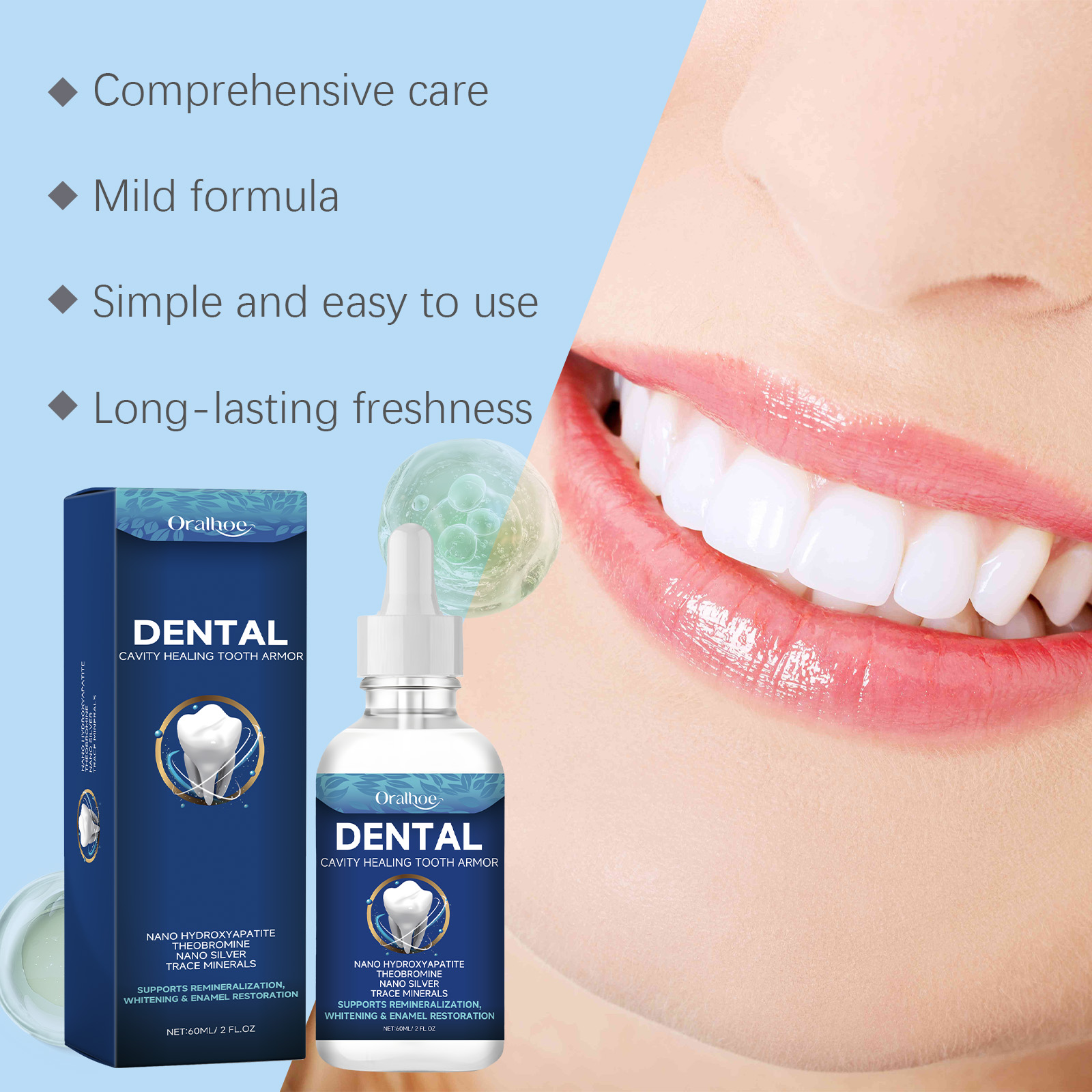 Siero Liquido Sbiancante per D - Teeth Whitening Products recensione e prezzo