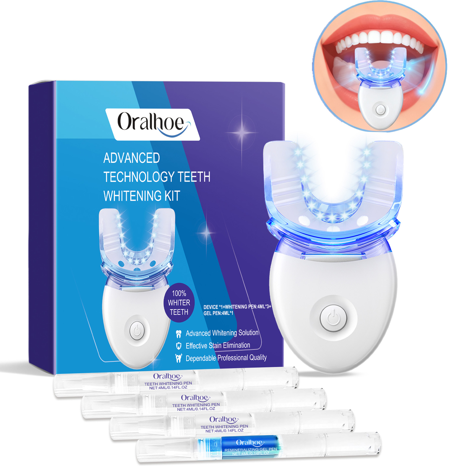 Kit luce LED professionale per - Teeth Whitening Levels recensione e prezzo